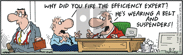 Frank and Ernest on Wednesday August 7, 2013 Comic Strip