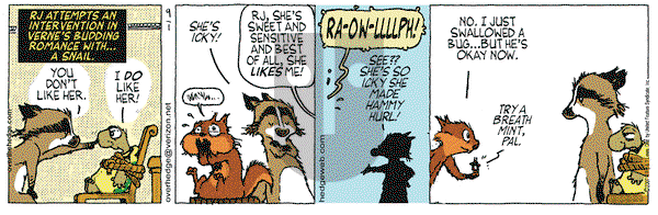 Over the Hedge on Saturday September 15, 2007 Comic Strip