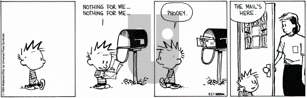 Calvin and Hobbes on Thursday July 14, 1994 Comic Strip