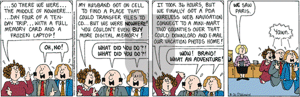 Cathy Classics on Friday August 30, 2002 Comic Strip