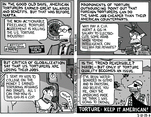 Ted Rall on Saturday March 12, 2005 Comic Strip