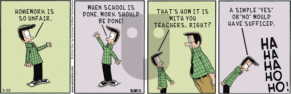 Grand Avenue on Tuesday March 26, 2024 Comic Strip