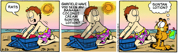 Garfield on Tuesday June 26, 1990 Comic Strip