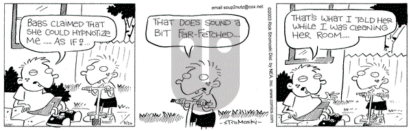 Soup to Nutz - Old on Wednesday August 20, 2003 Comic Strip