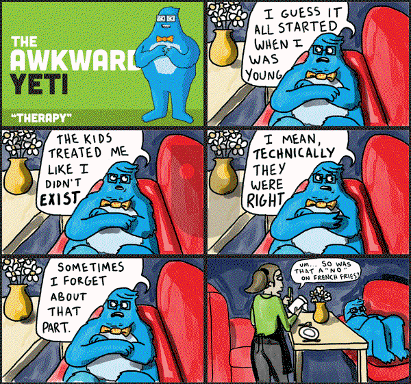 The Awkward Yeti on Wednesday September 10, 2014 Comic Strip