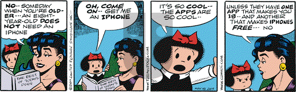 Nancy on Wednesday May 18, 2011 Comic Strip