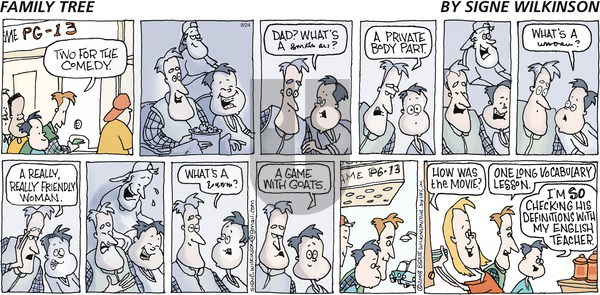 Family Tree on Sunday August 24, 2008 Comic Strip