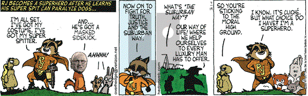 Over the Hedge on Thursday July 19, 2007 Comic Strip