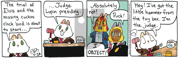 Breaking Cat News on Monday April 28, 2025 Comic Strip
