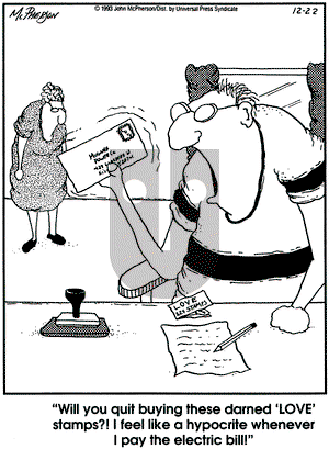 Close to Home on Wednesday December 22, 1993 Comic Strip