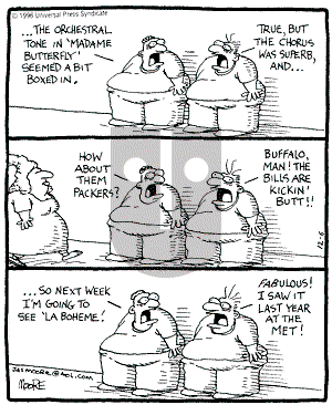 In the Bleachers - Friday December 6, 1996 Comic Strip
