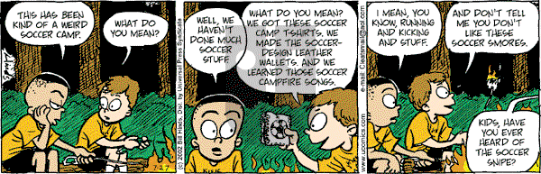 Cleats - Saturday July 27, 2002 Comic Strip