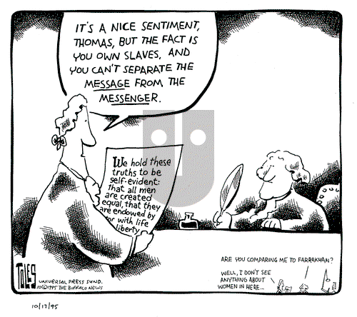Tom Toles on Tuesday October 17, 1995 Comic Strip