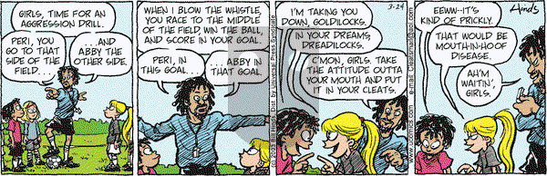 Cleats on Thursday July 17, 2003 Comic Strip
