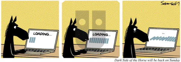Dark Side of the Horse on Friday May 31, 2013 Comic Strip
