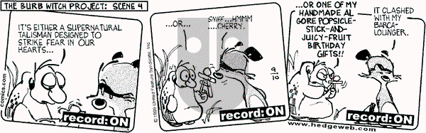 Over the Hedge on Friday September 10, 1999 Comic Strip