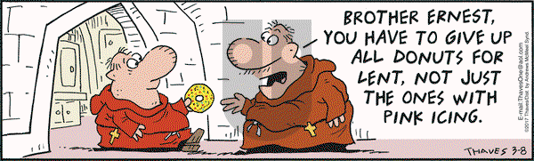 Frank and Ernest on Wednesday March 8, 2017 Comic Strip