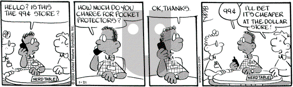 Drabble on Wednesday January 21, 2004 Comic Strip