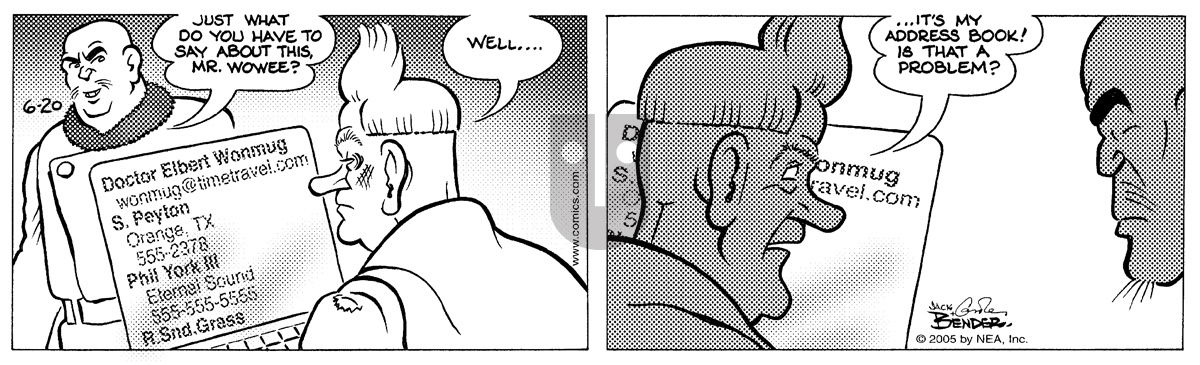 Alley Oop - Monday June 20, 2005 Comic Strip