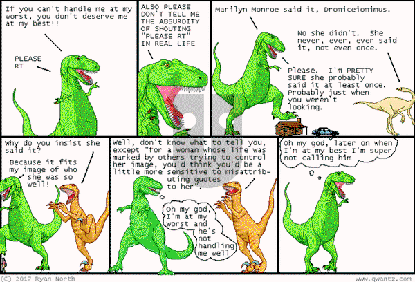 Dinosaur Comics - Friday October 11, 2024 Comic Strip