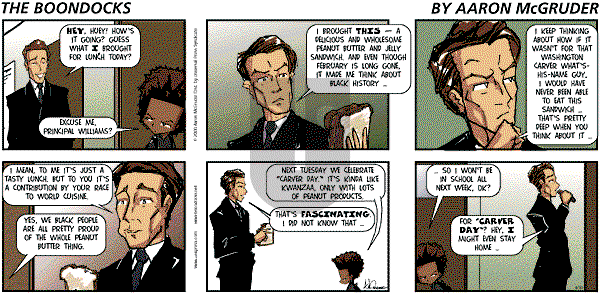 The Boondocks - Sunday April 30, 2000 Comic Strip