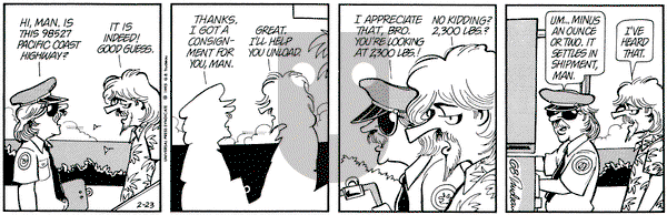 Doonesbury on Tuesday February 23, 1993 Comic Strip
