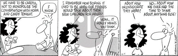 Baby Blues on Saturday October 5, 1991 Comic Strip