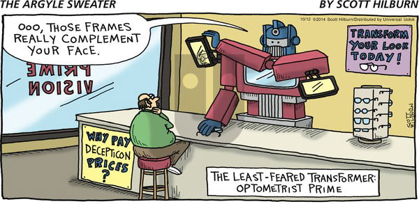 The Argyle Sweater on Sunday October 12, 2014 Comic Strip