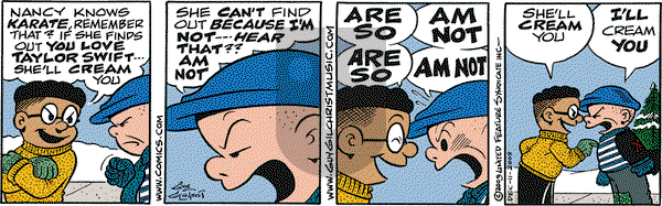 Nancy on Friday December 11, 2009 Comic Strip