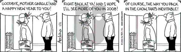 The Born Loser on Wednesday January 2, 2008 Comic Strip
