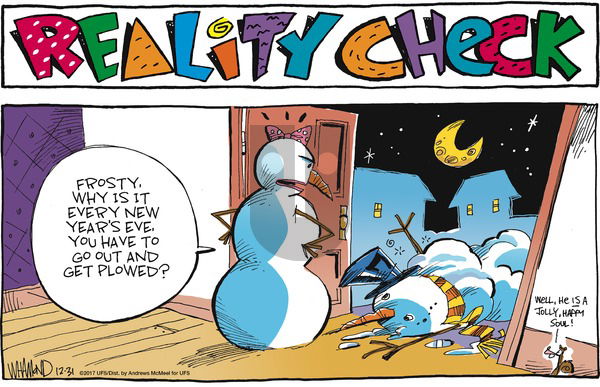Reality Check on Sunday December 31, 2017 Comic Strip