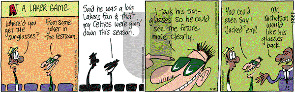 The Knight Life on Friday March 13, 2009 Comic Strip
