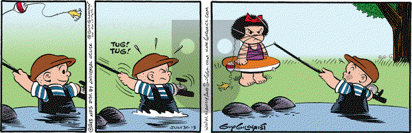 Nancy on Tuesday July 30, 2013 Comic Strip