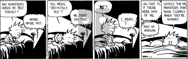 Calvin and Hobbes on Monday April 6, 2015 Comic Strip