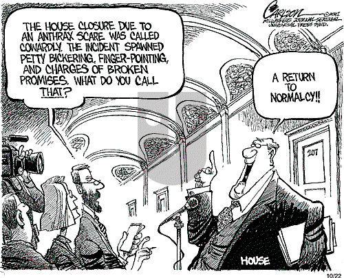 Stuart Carlson on Monday October 22, 2001 Comic Strip