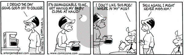 Arlo and Janis on Saturday April 3, 1999 Comic Strip