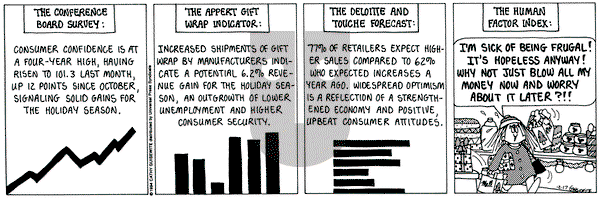 Cathy Classics on Saturday December 17, 1994 Comic Strip