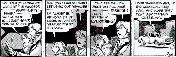 For Better or For Worse on Friday February 5, 1999 Comic Strip
