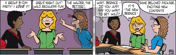 Luann on Tuesday March 25, 2014 Comic Strip