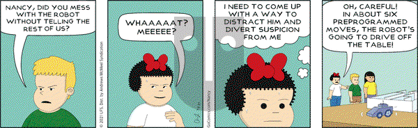 Nancy on Friday July 2, 2021 Comic Strip