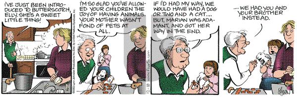 For Better or For Worse on Wednesday December 18, 2002 Comic Strip