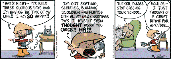DeFlocked on Friday December 26, 2014 Comic Strip