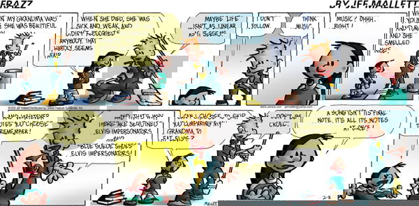 Frazz on Sunday February 8, 2009 Comic Strip