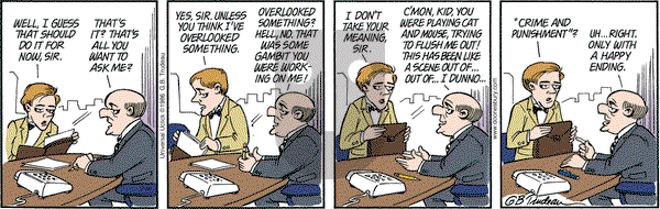 Doonesbury on Saturday July 16, 2016 Comic Strip