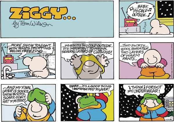 Ziggy on Sunday January 20, 2019 Comic Strip