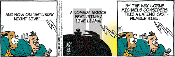 La Cucaracha on Thursday February 20, 2014 Comic Strip