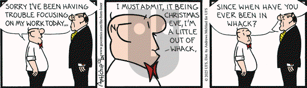 The Born Loser on Wednesday December 24, 2025 Comic Strip