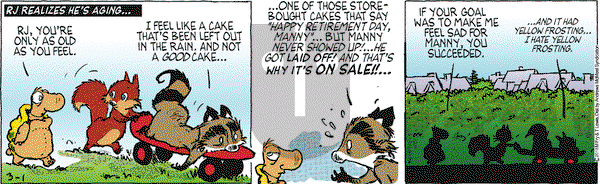 Over the Hedge on Thursday March 1, 2018 Comic Strip