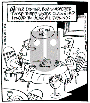 Reality Check on Thursday March 25, 1999 Comic Strip