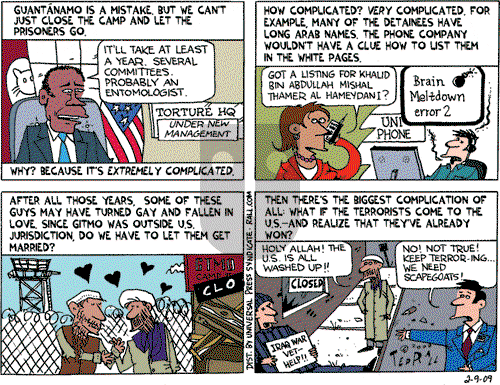 Ted Rall on Monday February 9, 2009 Comic Strip